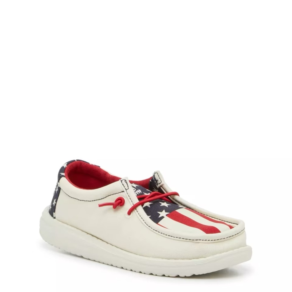 NWT Hey Dude Wally Americana (Size YT5)